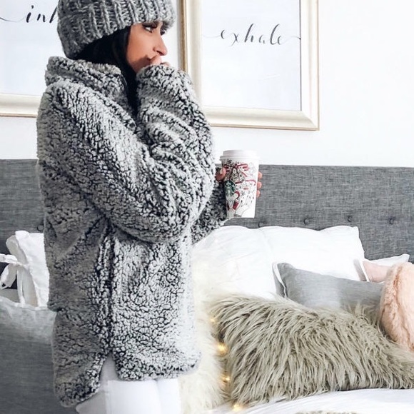 *1 LEFT* - Thread & Supply Charcoal Wubby Pullover - Picture 8 of 8